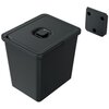 Kosz na śmieci KEDEN Systema Basic Flap NKS23W-S411 23L Czarny Typ Uchylny