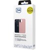 Białe opakowanie z logo "3mk" zawiera różowe etui na telefon, z widocznym napisem "HARDY® MagSilicone" oraz "Premium back protection". Na opakowaniu znajduje się także żółta naklejka z napisem "Military Grade MIL-STD-810H" oraz informacja o kompatybilnośc