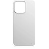 Na zdjęciu widoczne jest białe etui na telefon z wycięciem na aparat oraz czarny telefon z trzema obiektywami aparatu i logo w kształcie jabłka. Tło jest jednolite, a etui i telefon są przedstawione w zbliżeniu, ukazując szczegóły ich powierzchni i kształ