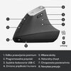 Mysz LOGITECH MX Vertical Interfejs 2.4 GHz