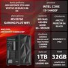 Komputer MAD DOG DIAXID605F-I18WB32WP i5-14400F 32GB RAM 1TB SSD GeForce RTX4060 DLSS 3 Wi-Fi Windows 11 Professional Procesor Intel Core i5-14400F