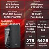 Komputer MAD DOG BQ802-A03DBV2 R9-7950X3D 64GB RAM 2TB SSD Radeon RX7900XTX Wi-Fi Dysk SSD - nadrzędny 2000 GB PCIe NVMe 4.0 x4