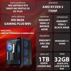 Komputer MAD DOG ENDORFY500ARGB-A29WR32WH R5-7500F 32GB RAM 1TB SSD GeForce RTX5060Ti DLSS 4 Wi-Fi Windows 11 Home Procesor AMD Ryzen 5 7500F
