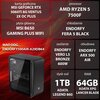 Komputer MAD DOG ENDORFY500AIR-A29DB64 R5-7500F 64GB RAM 1TB SSD GeForce RTX5060Ti DLSS 4 Wi-Fi Procesor AMD Ryzen 5 7500F