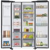 Lodówka SAMSUNG RS6HA8891B1 EF Family Hub Side by Side AI No frost 178cm Grafitowa Podajnik wody Twin Cooling Plus, 5 trybów chłodzenia z Cool Select+ Liczba półek 4