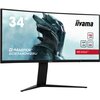 Monitor IIYAMA G-Master GCB3480WQSU-B1 34" 3440x1440px 180Hz 0.4 ms [MPRT] Curved Liczba wyświetlanych kolorów 16.7 mln