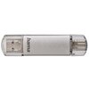 Pendrive HAMA C-Laeta 128GB, USB-C/USB 3.1 Gen. 1 (USB 3.0), Odczyt 70 MB/s Srebrny Interfejs USB-C