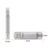 Pendrive HAMA C-Laeta 128GB, USB-C/USB 3.1 Gen. 1 (USB 3.0), Odczyt 70 MB/s Srebrny Maksymalna prędkość odczytu [Mb/s] 70