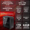 Komputer MAD DOG ENDORFY500AIR-I18WB64WH i5-14400F 64GB RAM 1TB SSD GeForce RTX5060Ti DLSS 4 Wi-Fi Windows 11 Home Procesor Intel Core i5-14400F