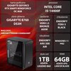 Komputer MAD DOG ENDORFY500AIR-I18WB64WP i5-14400F 64GB RAM 1TB SSD GeForce RTX5060Ti DLSS 4 Wi-Fi Windows 11 Professional Procesor Intel Core i5-14400F