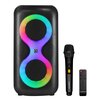 Power Audio MANTA SPK0401 B100, 100W, Bluetooth, Bateria 10 godzin, Bezprzewodowy mikrofon w zestawie, Tryb X-BASS NFC Nie