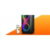 Power Audio MANTA SPK0401 B100, 100W, Bluetooth, Bateria 10 godzin, Bezprzewodowy mikrofon w zestawie, Tryb X-BASS Obsługiwane formaty WAV