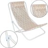 Leżak plażowy PROBEACH 1073842 Pomarańczowy Obróbka Stalowa