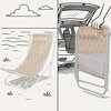 Leżak plażowy PROBEACH 1073842 Pomarańczowy Kolor Pomarańczowy