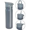 Torba termiczna REDCLIFFS + 2 x lunchbox i butelka Szary Dominujący kolor Szary