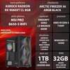 Komputer MAD DOG DIAXID605-A19WR32WH R5-7500F 32GB RAM 1TB SSD Radeon RX9060XT Wi-Fi Windows 11 Home Procesor AMD Ryzen 5 7500F