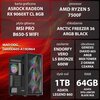 Komputer MAD DOG DIAXID605-A19DR64 R5-7500F 64GB RAM 1TB SSD Radeon RX9060XT Wi-Fi Procesor AMD Ryzen 5 7500F