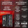 Komputer MAD DOG DIAXID605-A19WR64WH R5-7500F 64GB RAM 1TB SSD Radeon RX9060XT Wi-Fi Windows 11 Home Procesor AMD Ryzen 5 7500F