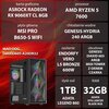 Komputer MAD DOG DIAXID605-A20DR32 R5-7600 32GB RAM 1TB SSD Radeon RX9060XT Wi-Fi Procesor AMD Ryzen 5 7600