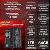 Komputer MAD DOG DIAXID605-A21WR64WP R7-7700 64GB RAM 1TB SSD Radeon RX9060XT Wi-Fi Windows 11 Professional Procesor AMD Ryzen 7 7700