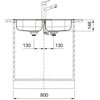 Zlewozmywak dwukomorowy FRANKE Spark SKX 620-34-34/80 101.0712.234 Stal szczotkowana 50x80 Typ Wbudowywany