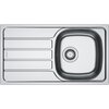 Zlewozmywak jednokomorowy z ociekaczem FRANKE Spark SKN 611-78/44 101.0712.225 Stal szlachetna 43.5x78
