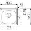 Zlewozmywak jednokomorowy FRANKE Spark SKL 610-37 101.0712.232 Len 43.5x45.5 Typ Wbudowywany