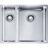 Zlewozmywak półtorakomorowy FRANKE Box BXX 260/160-34-16 127.0369.916 Stal szczotkowana 45x56