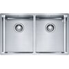 Zlewozmywak dwukomorowy FRANKE Box BXX 220/120 34-34 127.0370.188 Stal szczotkowana 74x45