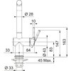 Bateria FRANKE Active L Pull-out spray 115.0653.384 Onyx Rodzaj baterii Jednodźwigniowa