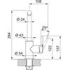 Bateria FRANKE Lina L 115.0693.230 Chrom Rodzaj baterii Jednodźwigniowa
