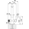 Bateria FRANKE Lina Clear Water 2.0 L 120.0730.779 Chrom Rodzaj baterii Dwudźwigniowa