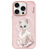 Etui NIMMY Magnetic Fashion Cute Pet MagSafe do Apple iPhone 16 Pro Różowy