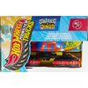 Opakowanie zdalnie sterowanego samochodu Hot Wheels Monster Trucks z motywem rekina, z widocznymi napisami: "Hot Wheels Monster Trucks", "Sharks vs Dinos", "Tiger Shark Climber RC", oraz logo "RC Remote Control Télécommande". Produkt jest częściowo widocz