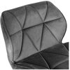 Hoker EHOKERY Grappo Black Velvet Grafitowy Szerokość [cm] 46