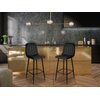 Hoker EHOKERY Toronto Velvet Czarny Materiał Welur