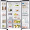 Lodówka SAMSUNG RS62DG5003B1EO Side by Side AI No Frost 178cm Grafitowa stal Liczba półek 4