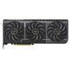 Karta graficzna z trzema dużymi wentylatorami, na których widoczne są napisy "PRIME" i "ASUS". Na obudowie karty znajdują się napisy "RADEON" i "PRIME".