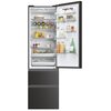 Lodówka HAIER HTW5620DNPT 3D No Frost 205cm Czarna Liczba półek 4