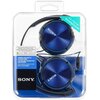 Słuchawki SONY MDR-ZX310 Nauszne, Dźwięk przestrzenny Niebieski Typ słuchawek Nauszne