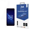 Na zdjęciu znajduje się opakowanie produktu "3mk Protection FlexibleGlass Lite™" oraz przezroczyste szkło ochronne. Na opakowaniu widnieje napis "basic protection FlexibleGlass Lite™", a poniżej znajdują się certyfikaty i oznaczenia, takie jak PZH, ROHS o