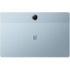 Niebieski tablet z widocznym aparatem na górze oraz logo "1+" umieszczonym centralnie poniżej. Urządzenie ma gładką, matową powierzchnię.