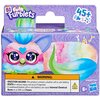 Opakowanie zabawki przedstawia kolorową maskotkę z dużymi oczami i uszami, z napisem "DJ Furby Furblets" oraz oznaczeniem "45+ sounds". Na dole znajduje się ostrzeżenie o zagrożeniu połknięciem baterii, z informacją o możliwych skutkach zdrowotnych, oraz 