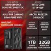 Komputer MAD DOG DIAXID605F-I20DB32 i5-14400F 32GB RAM 1TB SSD GeForce RTX5060Ti DLSS 4 Wi-Fi Procesor Intel Core i5-14400F