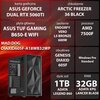 Komputer MAD DOG DIAXID605F-A18WB32WP R5-7500F 32GB RAM 1TB SSD GeForce RTX5060Ti DLSS 4 Wi-Fi Windows 11 Professional Procesor AMD Ryzen 5 7500F