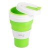 Kubek turystyczny NILS CAMP NC4103 600Ml Zielony Materiał Silikon spożywczy (LFGB), BPA free