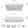 Lunch box NILS CAMP NC4105 1200 ml Szary Materiał wykonania Polipropylen