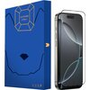 Szkło hartowane ILERA Permium Sapphire Ultra+ do Apple iPhone 16 Pro + szkło na obiektyw Cechy dodatkowe Wykończenie krawędzi w kolorze czarnym