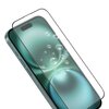 Szkło hartowane ILERA Deluxe Frosted do Apple iPhone 16 Cechy dodatkowe Wykończenie krawędzi w kolorze czarnym