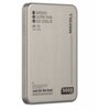 Srebrny powerbank z napisem "MOCOLL" na boku, posiada oznaczenia "SPEEDY", "ULTRA THIN", "ICE COOL", "15W PD3.0" oraz "5000 mAh". Na dole widnieje tekst "15W Maximum Wireless Charging, 20W Maximum Wired Charging, Design by MOCOLL Co, Just do the best".